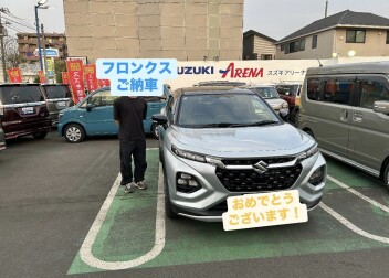 フロンクスご納車させていただきました